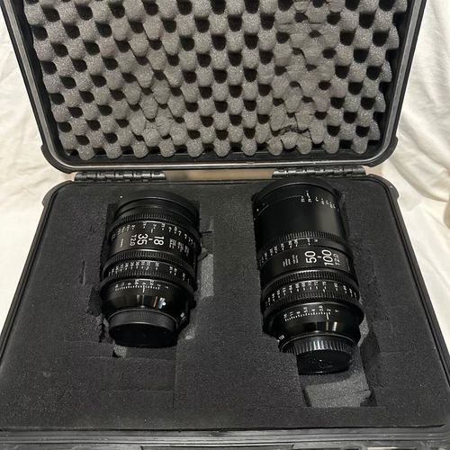 Sigma Cine Zoom 18-35mm and 50-100mm T2 EF Mount