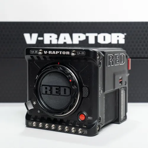 thumbnail-0 for RED V-Raptor 8K + 7" Touch Screen Monitor + XLR Adapter + Wing Grips