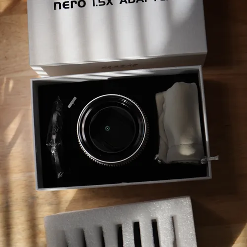 thumbnail-3 for Blazar Nero 1.5x Anamorphic Lens Adapter with Step up/down rings.