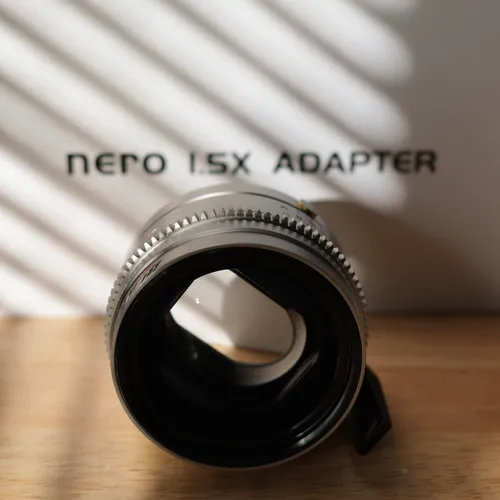 thumbnail-2 for Blazar Nero 1.5x Anamorphic Lens Adapter with Step up/down rings.