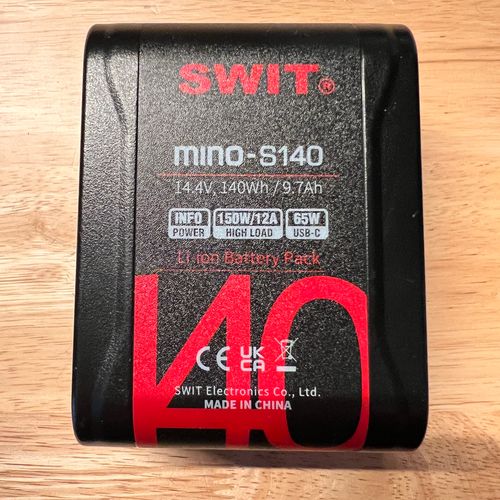 thumbnail-0 for SWIT 140Wh Pocket Battery with D-Tap and USB Outputs (V-Mount)