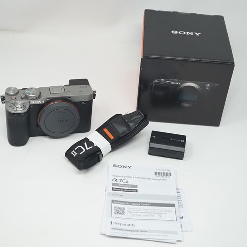 thumbnail-1 for Sony a7C II Full Frame Mirrorless Camera Body A7C2 A7CII - 33MP - Silver - LN