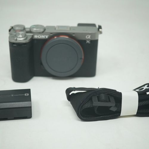 Sony a7C II Full Frame Mirrorless Camera Body A7C2 A7CII - 33MP - Silver -- LN