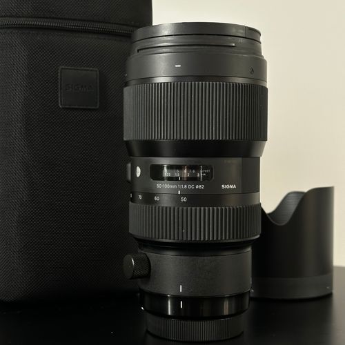 thumbnail-0 for Sigma 50-100 f/1.8 DC HSM Art lens EF for Canon