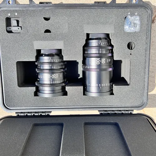 thumbnail-0 for Sigma 18-35mm and 50-100mm Lenses with Case (Canon EF, Feet)