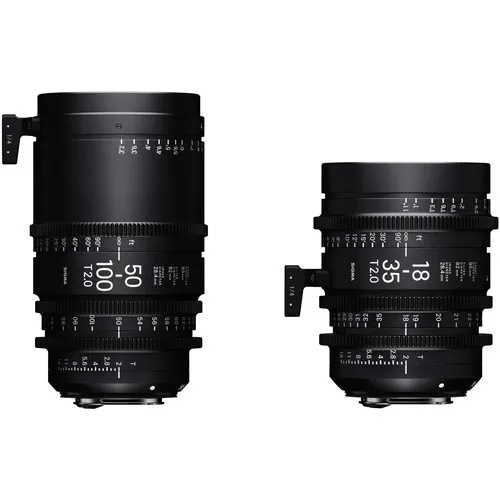 thumbnail-8 for Sigma 18-35mm and 50-100mm Lenses with Case (Canon EF, Feet)