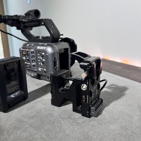 Sony ILME-FX6 Cinema Line Full-Frame Camera with Tilta V-mount Battery  adapter and batteries