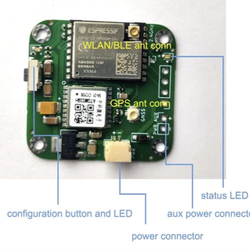 thumbnail-2 for LAST ONE - Bluemark DB121 PCB DroneBeacon FPV FAA Remote ID PCB w/GPS, antenna and no Battery - The ORIGINAL Anti-Karen RID Module!