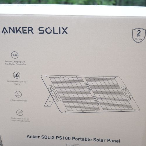 thumbnail-2 for Anker PS100 100W Foldable Portable Solar Charger