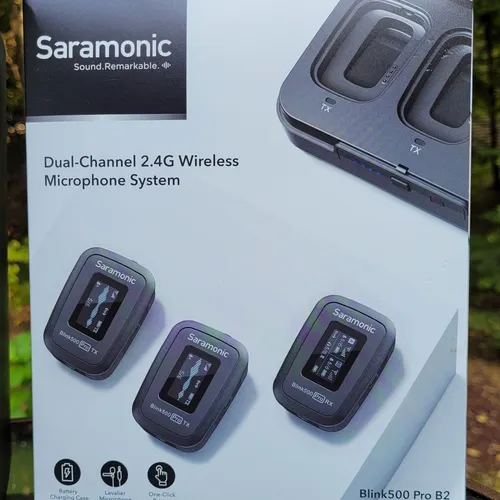 thumbnail-0 for Saramonic Blink 500 B2 "Can You Hear Me Now?" Wireless Lav Mic Bundle