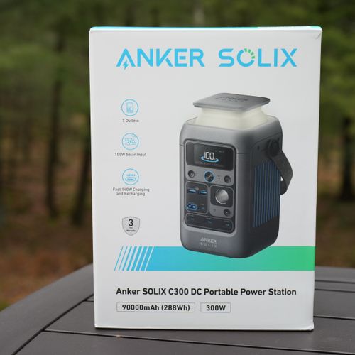 Anker SOLIX 300DC Power Station (must purchase 100W Solar Panel separately)