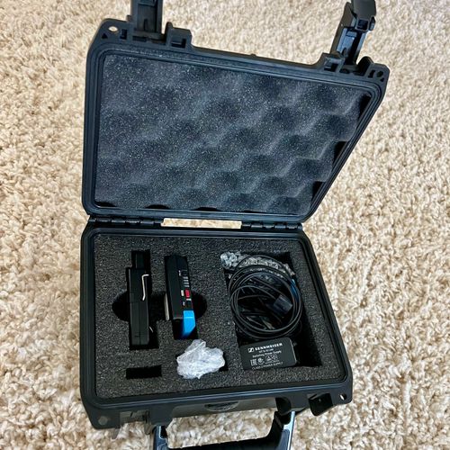 thumbnail-1 for MINT - Sennheiser AVX-MKE2 SET Camera-Mount Wireless Omni Lav Mic System with Case Kit, PLUS extras  