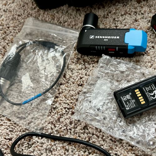 thumbnail-2 for Sennheiser AVX-MKE2 SET Digital Camera-Mount Wireless Lav Mic System with Case, many extras