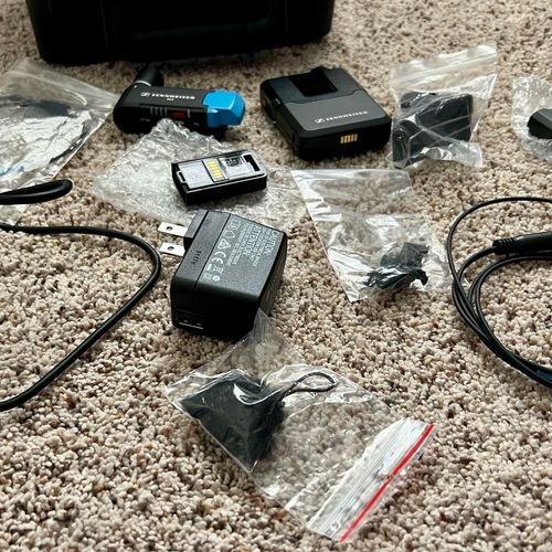 thumbnail-3 for Sennheiser AVX-MKE2 SET Digital Camera-Mount Wireless Lav Mic System with Case, many extras