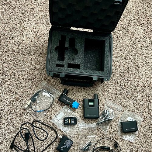 thumbnail-9 for Sennheiser AVX-MKE2 SET Digital Camera-Mount Wireless Lav Mic System with Case, many extras