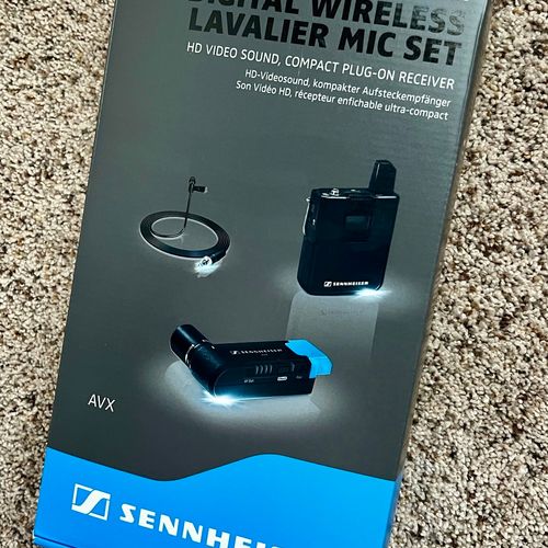 thumbnail-10 for Sennheiser AVX-MKE2 SET Digital Camera-Mount Wireless Lav Mic System with Case, many extras
