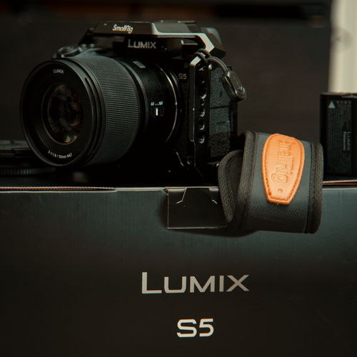 Panasonic Lumix S5 with cage and 50mm f1.8