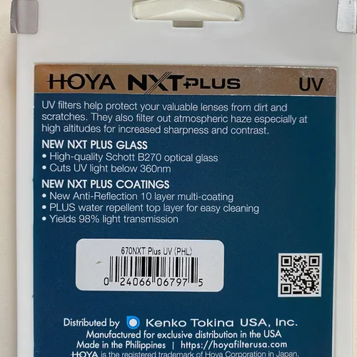 thumbnail-1 for UV Filter 67mm Hoya NXT Plus 
