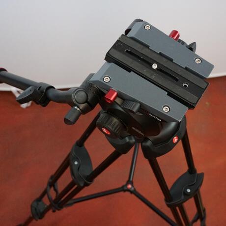 thumbnail-4 for Manfrotto 504HD Head with 546B 2-Stage Aluminum Tripod System