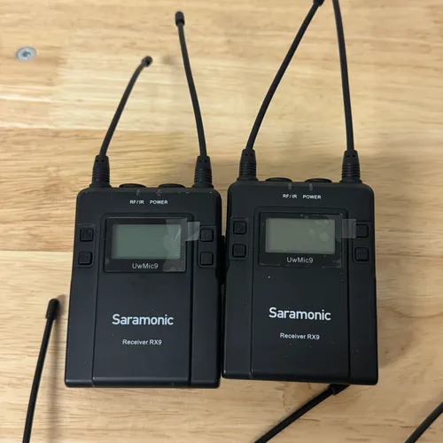 thumbnail-7 for Saramonic UwMic9 RX9+TX9 Wireless UHF Lavalier Microphone System
