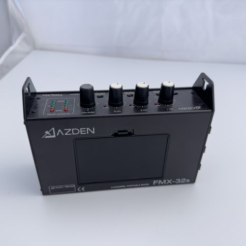 Azden FMX-32A 3-Channel Portable Field Mixer with Sachtler Lightweight Audio Bag