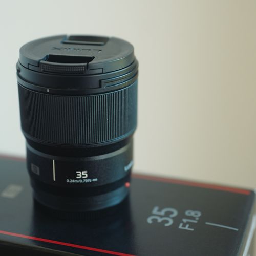 thumbnail-1 for Panasonic LUMIX S Series Camera Lens, 35mm F1.8 L-Mount, S-S35 Black