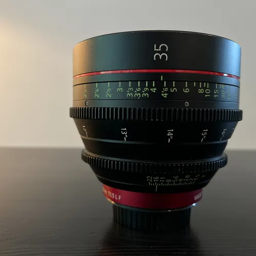 thumbnail-0 for Canon CN-E 35mm T1.5 LF Cinema Prime Lens (EF Mount)