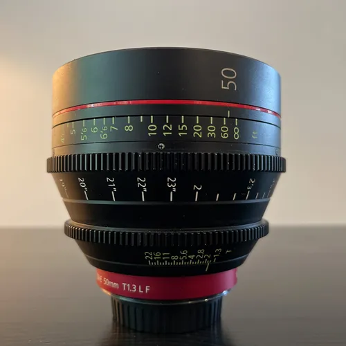 thumbnail-0 for Canon CN-E 50mm T1.3 LF Cinema Prime Lens (EF Mount)