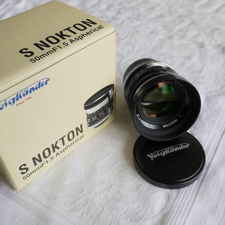 thumbnail-0 for Voigtlander Nokton 50mm f/1.5 Aspherical lens for Nikon S, new in box 