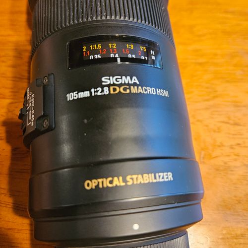 thumbnail-2 for Sigma 105mm 1:2.8 DG Macro HSM Lens, Nikon F Mount