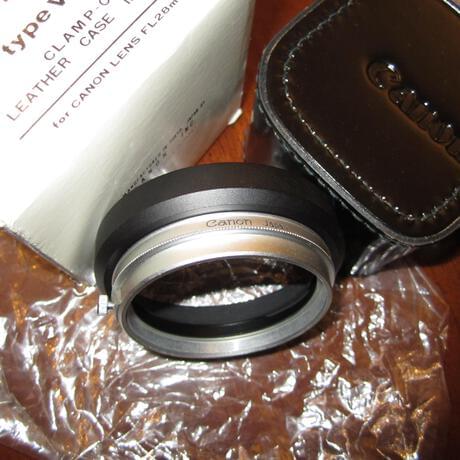 thumbnail-10 for Canon W-60 Metal Wide Angle FD+FL+RF Lens Hood shade+Fits 58mm Filter Size++NEW