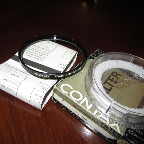 thumbnail-0 for Contax Filter 72MM L39 UV MC Lettering engraved - Made in Japan