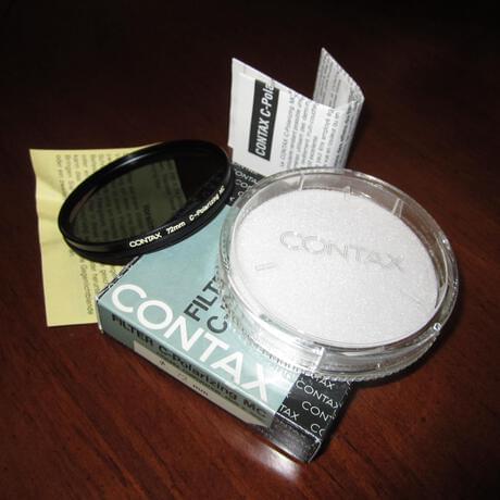 thumbnail-1 for Contax Filter 72MM C-Polarizing MC Lettering engraved - Made in Japan