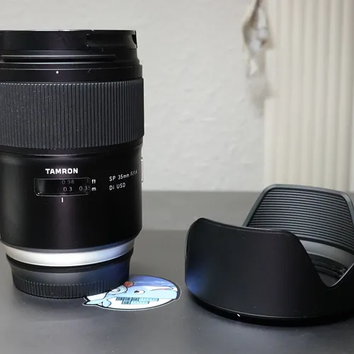 Tamron 35mm f1 4 sp f045 canon ef g90u7 gearfocus