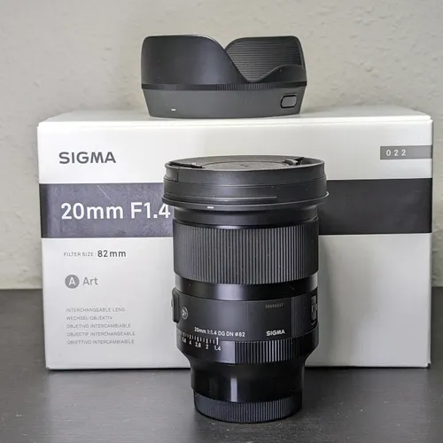 thumbnail-4 for Sigma 20mm F1.4 Art DG DN Lens for Sony E Mount