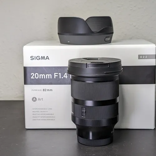 thumbnail-5 for Sigma 20mm F1.4 Art DG DN Lens for Sony E Mount