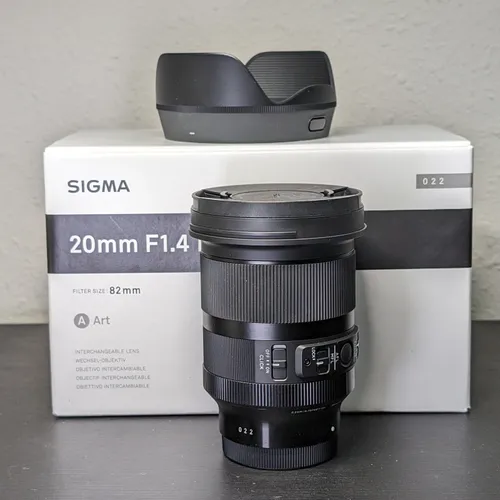thumbnail-6 for Sigma 20mm F1.4 Art DG DN Lens for Sony E Mount