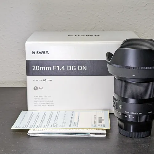 thumbnail-0 for Sigma 20mm F1.4 Art DG DN Lens for Sony E Mount