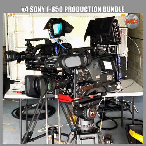 SONY PDW-F850 BROADCAST XDCAM HD422 4 CAMERA SYSTEM PACKAGE