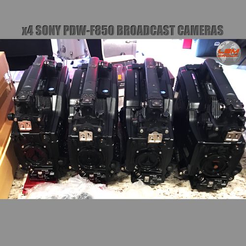 thumbnail-3 for SONY PDW-F850 BROADCAST XDCAM HD422 4 CAMERA SYSTEM PACKAGE