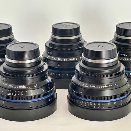ZEISS Compact Prime CP.2  5-Lens Cinema Set (PL and EF ) Full Frame