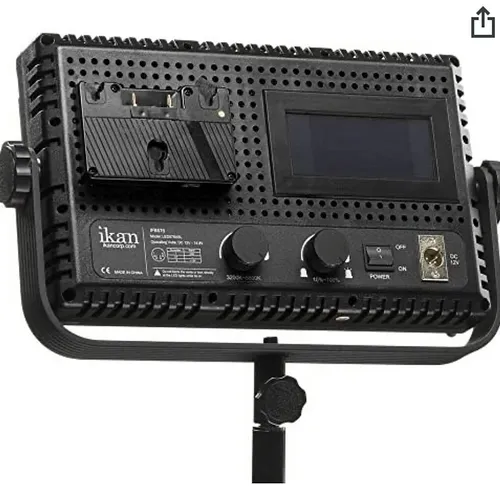 thumbnail-1 for Two Ikan IFB 576 Bi-Color LED lights w AB plate and softboxes