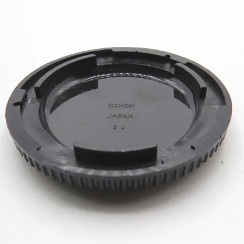 thumbnail-2 for Vintage Canon Black Plastic Body Cap - Japan - Fits Canon AE-1 Camera - In Clean Condition 