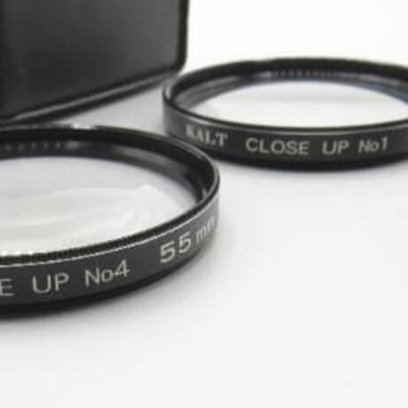 thumbnail-0 for Vintage Kalt - 55mm Thread - Close-up Lens / Filter Set #1, #2 and #4 - In Like New Condition 