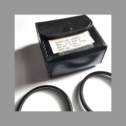 thumbnail-2 for Vivitar 58 mm Close-Up Lens Set (#1,#2,#3) with Case to fit Leica, Canon, Nikon