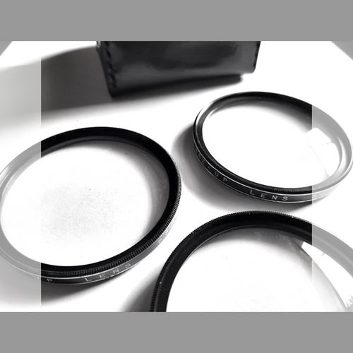 thumbnail-5 for Vivitar 58 mm Close-Up Lens Set (#1,#2,#3) with Case to fit Leica, Canon, Nikon