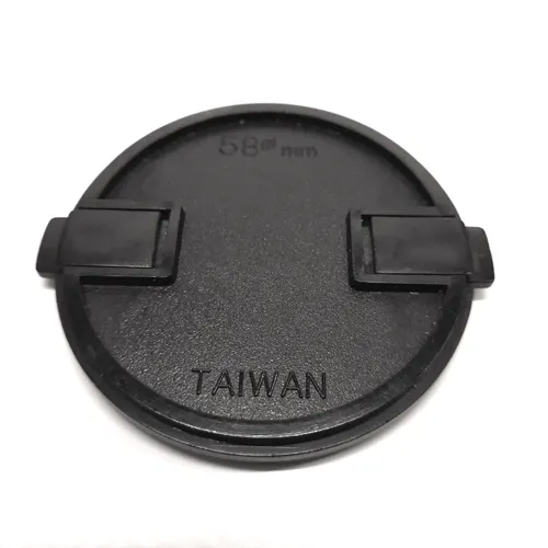 thumbnail-2 for Vintage Black Plastic Front Lens Cap - 58mm Diameter - Clip on Style - Clean
