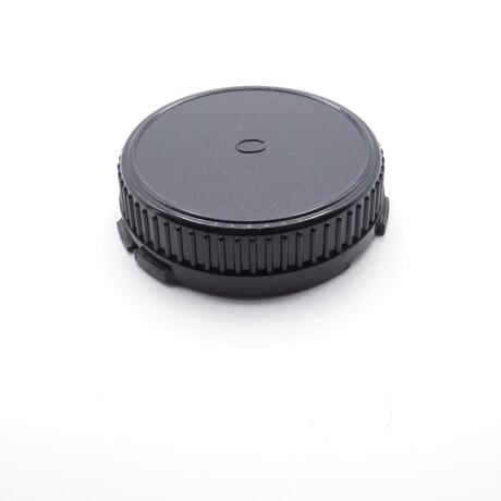 Vintage Canon FD Black Plastic Rear Lens Cap - Fits Canon AE-1 Camera Lenses - In Good Condition 
