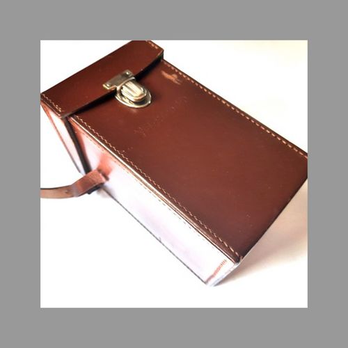 Voigtlander Brown Leather Case for Prominent 100mm f:5.5 Telomar Reflex,