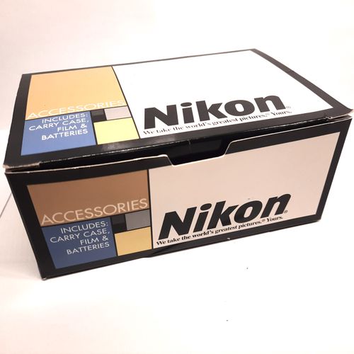 thumbnail-1 for Nikon soft Case Pouch for film, etc. accessories 5" Long, x 2.50 x 1.50" Mint